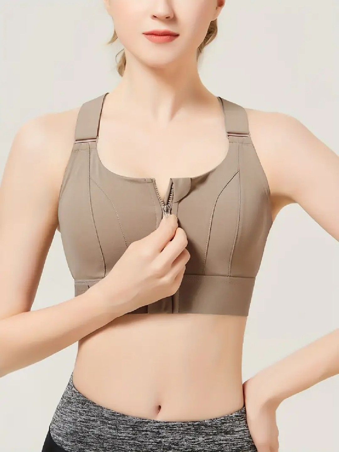 

Poftik Bra Full Coverage Lightly Padded, Beige