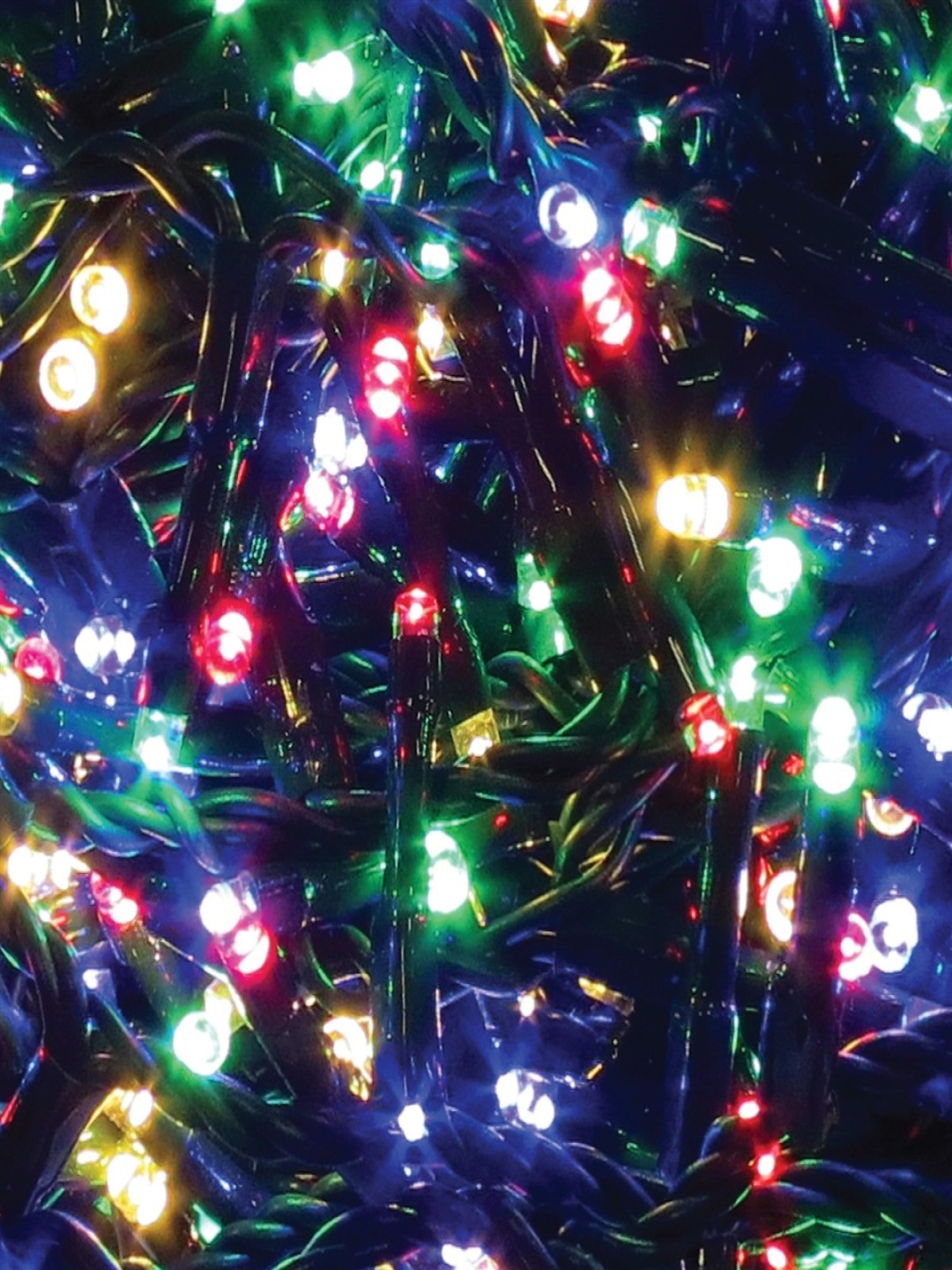 

SPARK WORLD Blue & Green Rice Shape String Lights