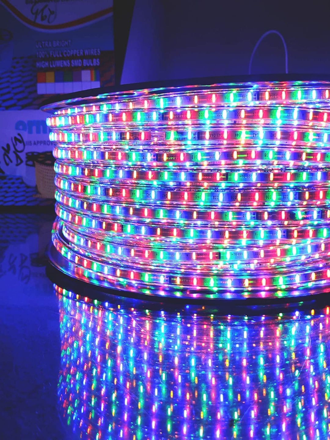 

SPARK WORLD Green & Red Rope String Lights