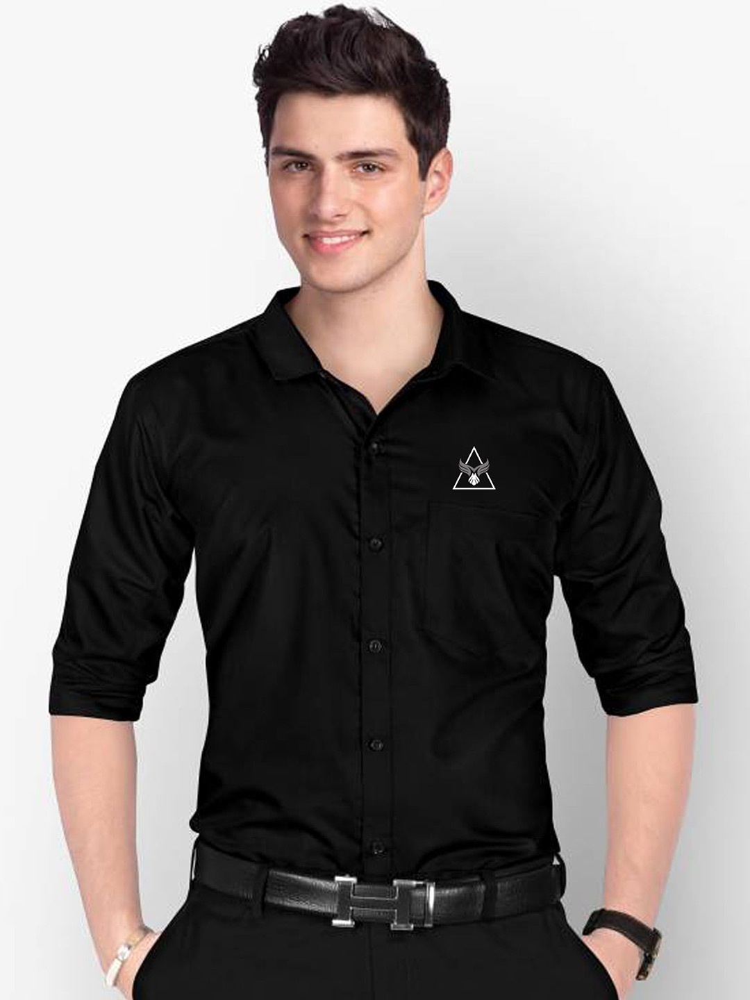 

MARMIC FAB Men Classic Opaque Casual Shirt, Black