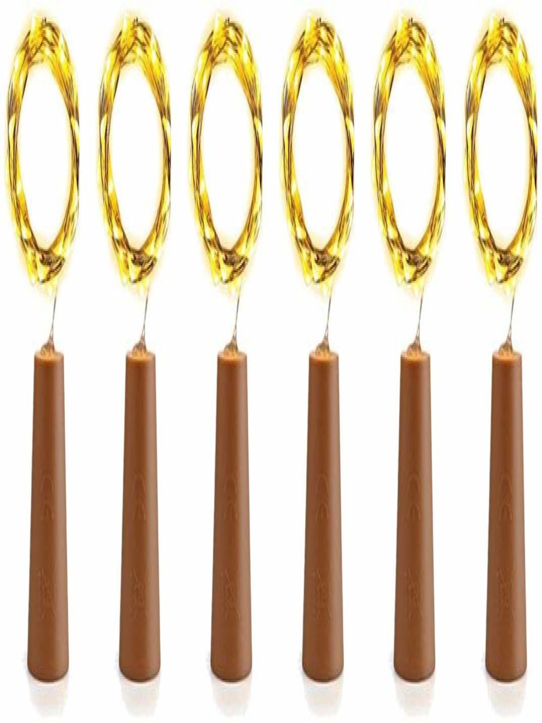 

SPARK WORLD Yellow 6 Pieces Cork LED String Light