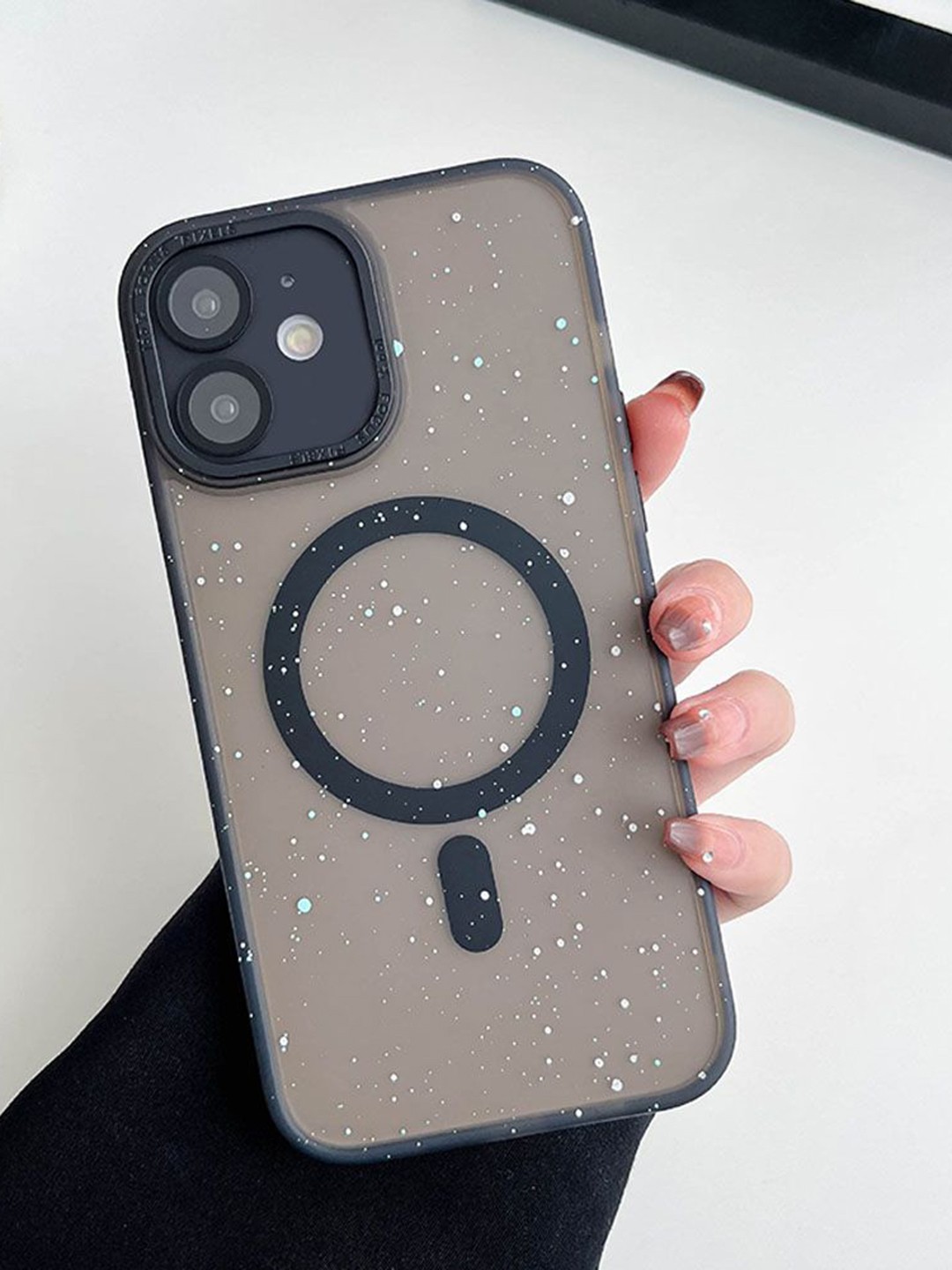 

Luxury Kase LK098 Anti-Splash Magnetic Wireless Charging iPhone 11 Back Case, Nude