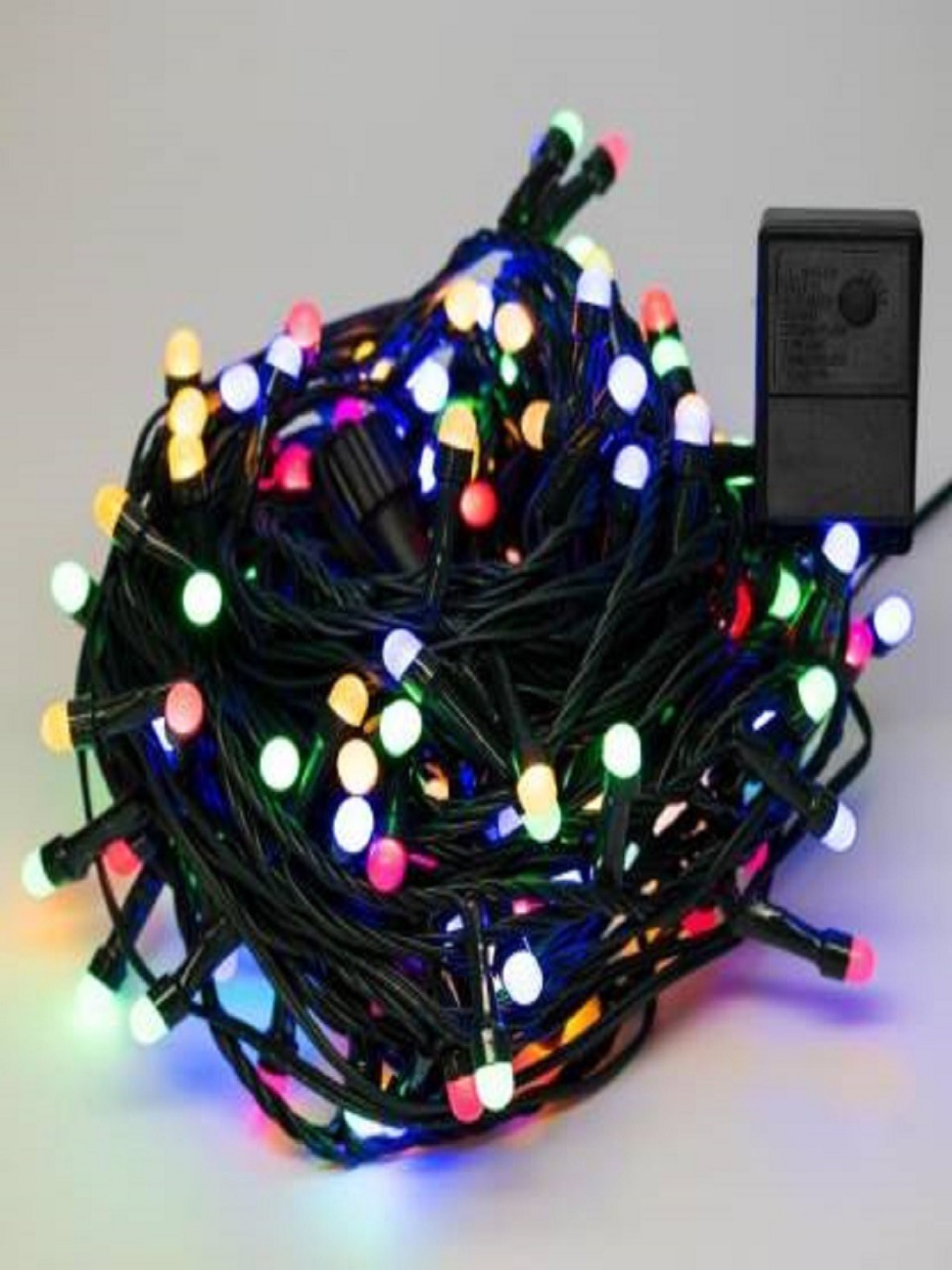 

SPARK WORLD Green & Pink Rice Shape String Lights