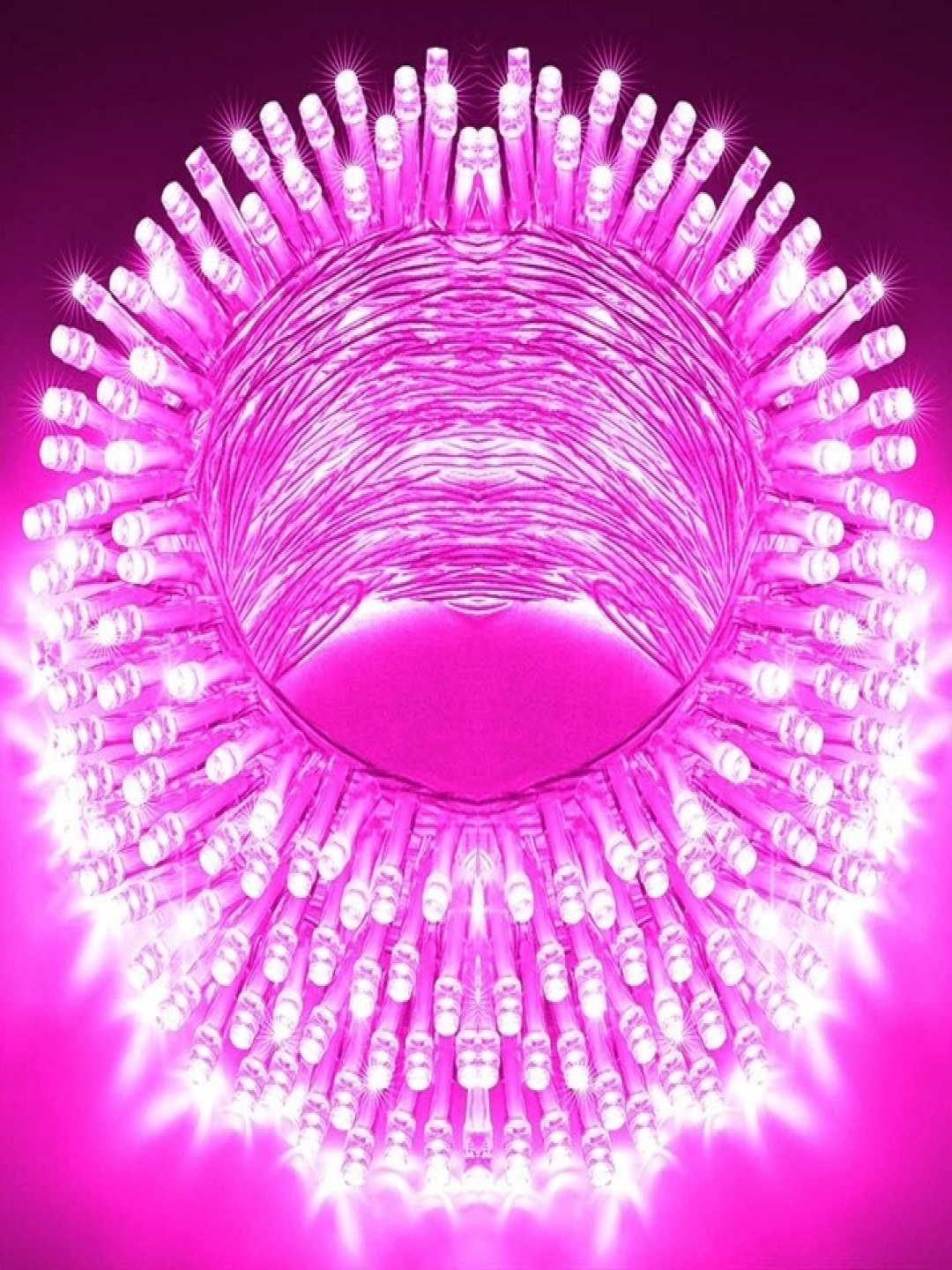 

SPARK WORLD Pink Rice Shaped String Lights
