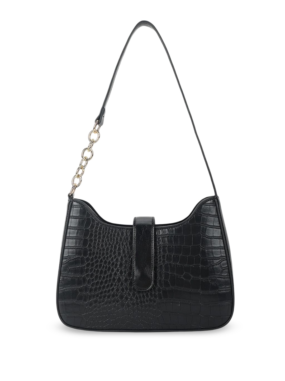 

Fastrack PU Bucket Shoulder Bag with Tasselled, Black
