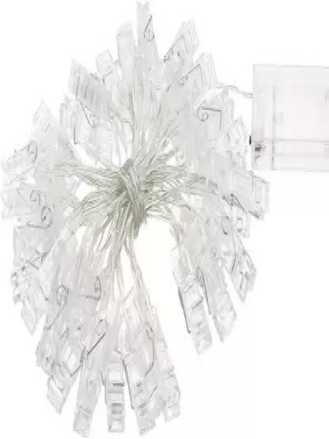 

SPARK WORLD White Photo Clip String Lights