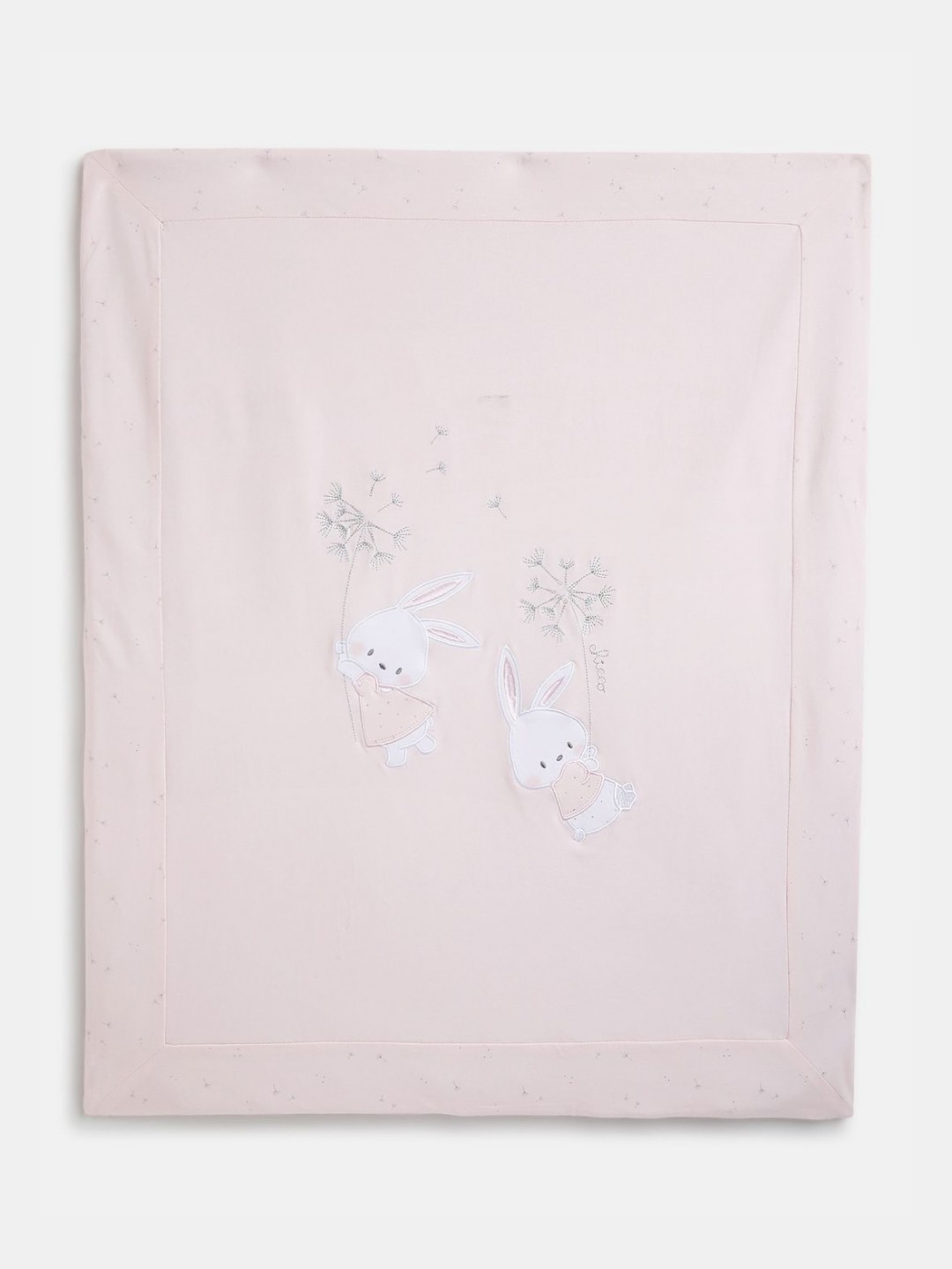 

Chicco Kids Pink & White Cartoon Characters Cotton 600 GSM Mild Winter Single Bed Pram