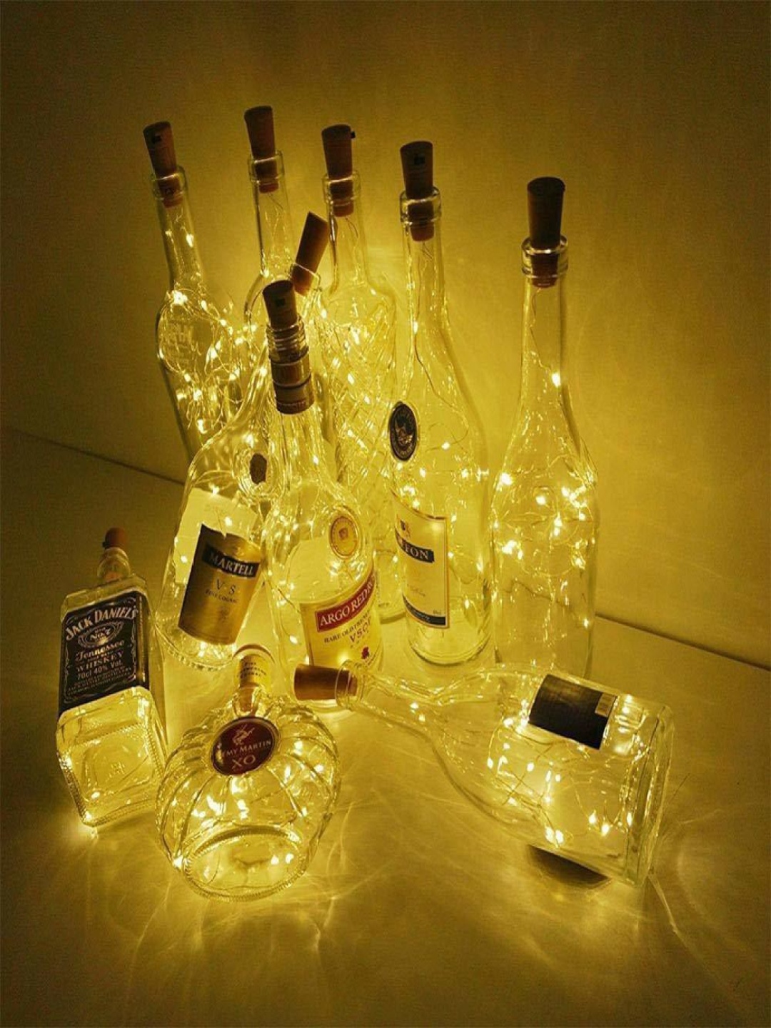 

ENORMITY Yellow Cylindrical Shape LED String Lights