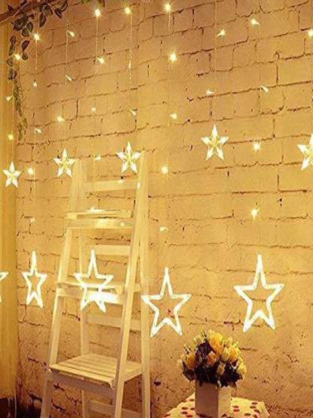 

SPARK WORLD Yellow Star Shaped String Lights
