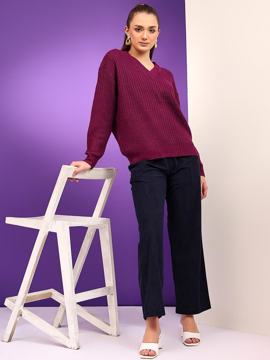 

Kotty Women Pullover, Purple