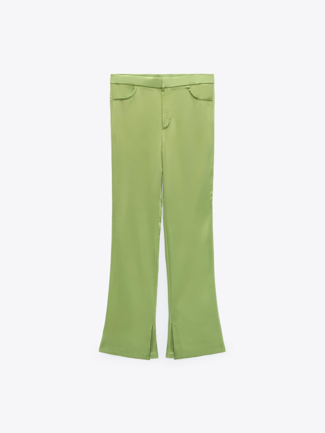 

ZARA Women Trousers, Olive