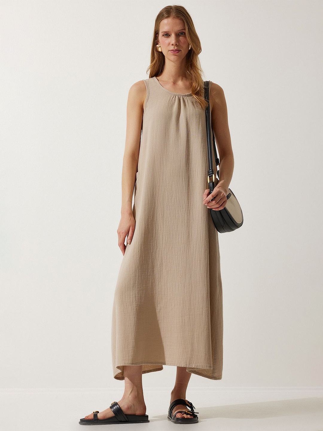 

Happiness istanbul Women A-Line Maxi Dress, Na