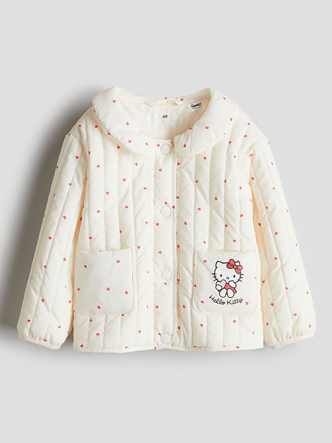 

H&M Quilted Jacket, White
