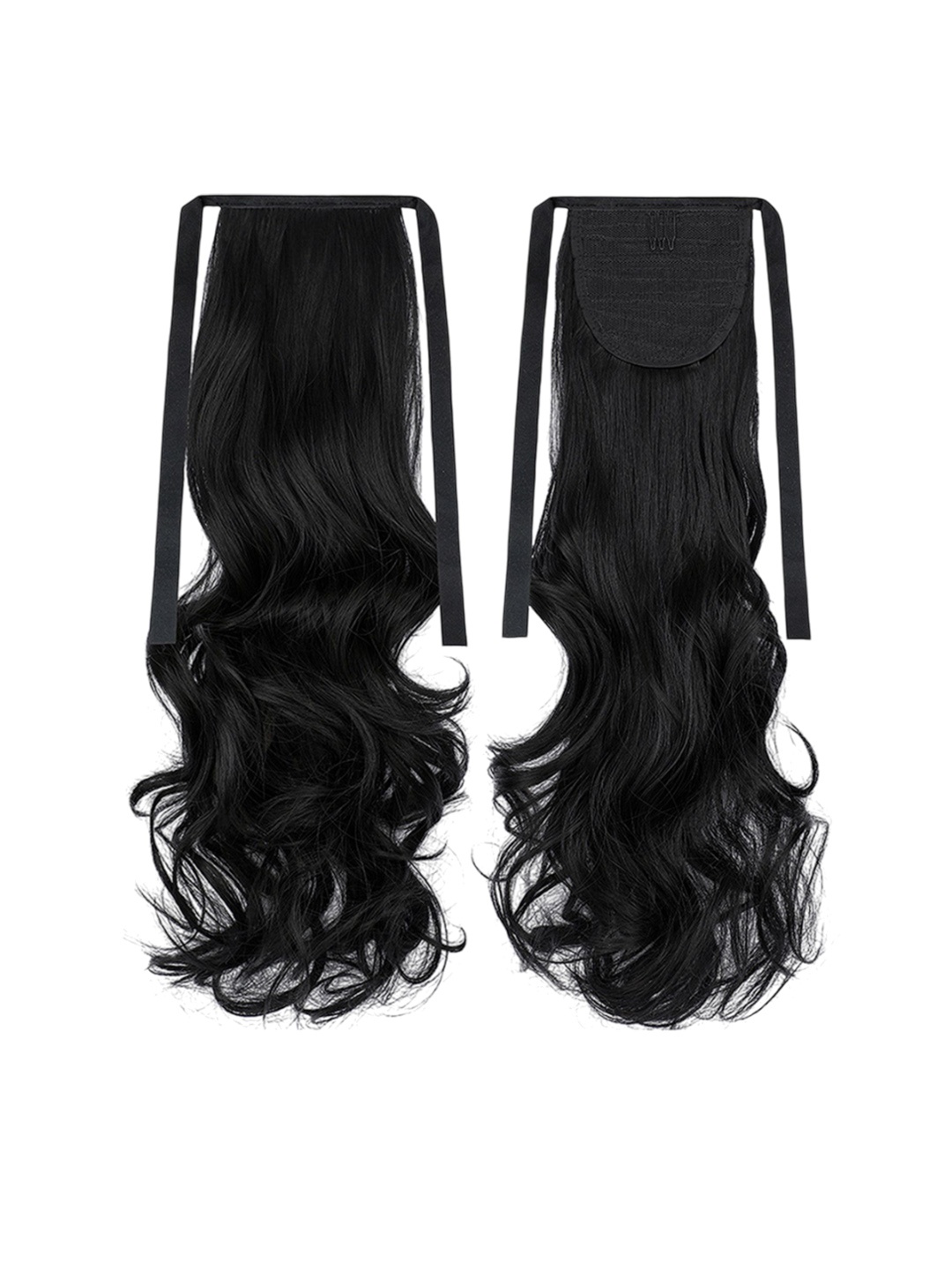 

D-Divine Clip In Wavy Ponytail Hair Extension- Black- 24 Inch