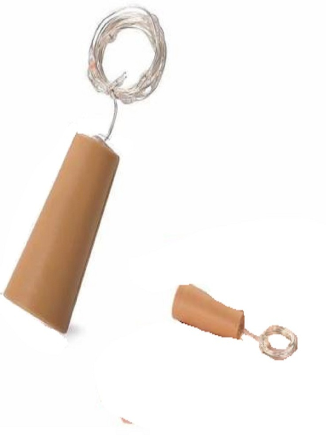 

SPARK WORLD Gold Toned LED Cylindrical Shape Cork Lights