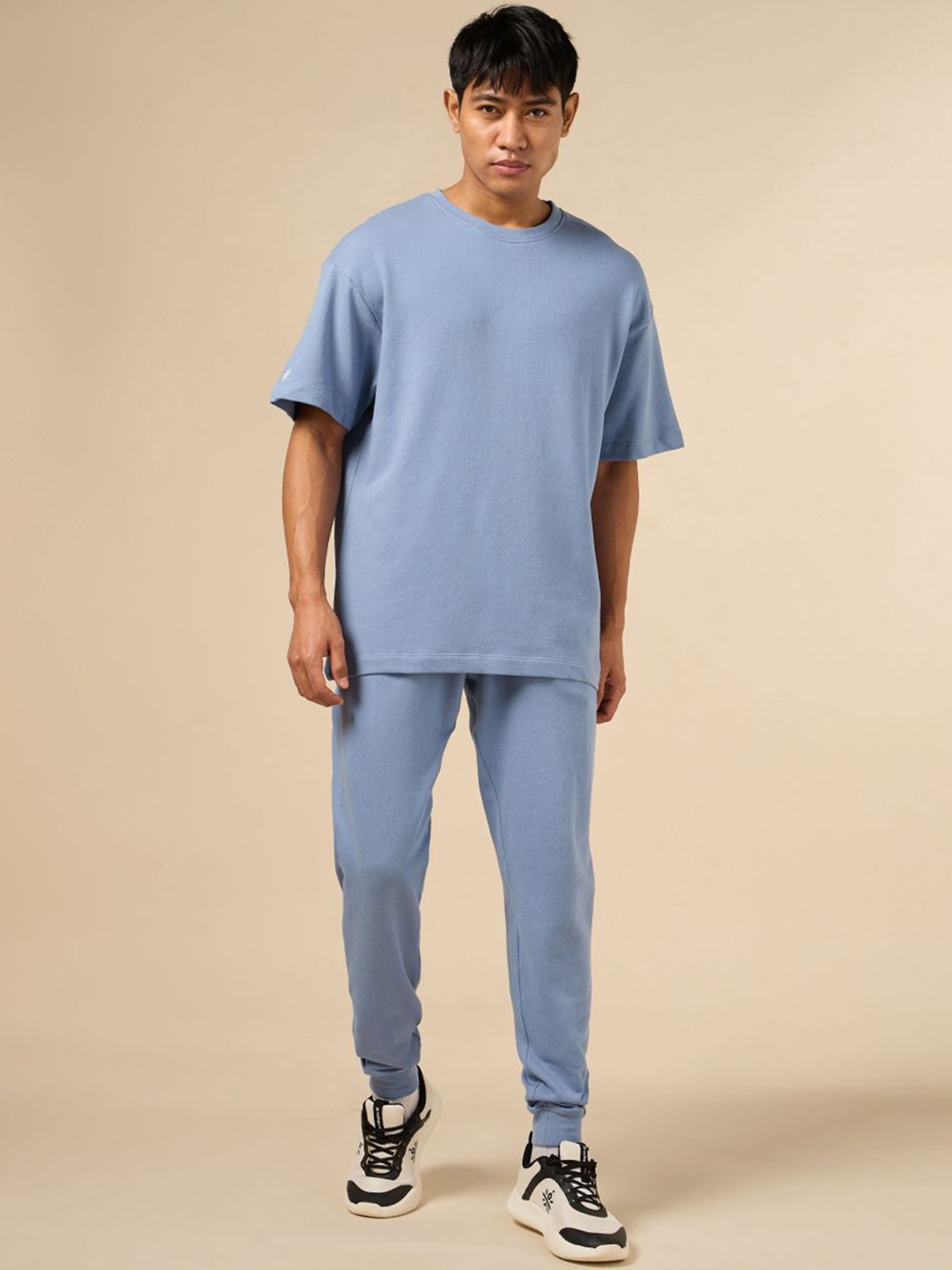 

CULT Men's Blue Play Pure Cotton T-Shirt With Joggers Co-Ord Set