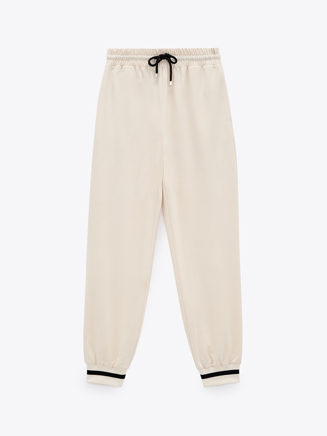 

ZARA Women Trousers, Beige