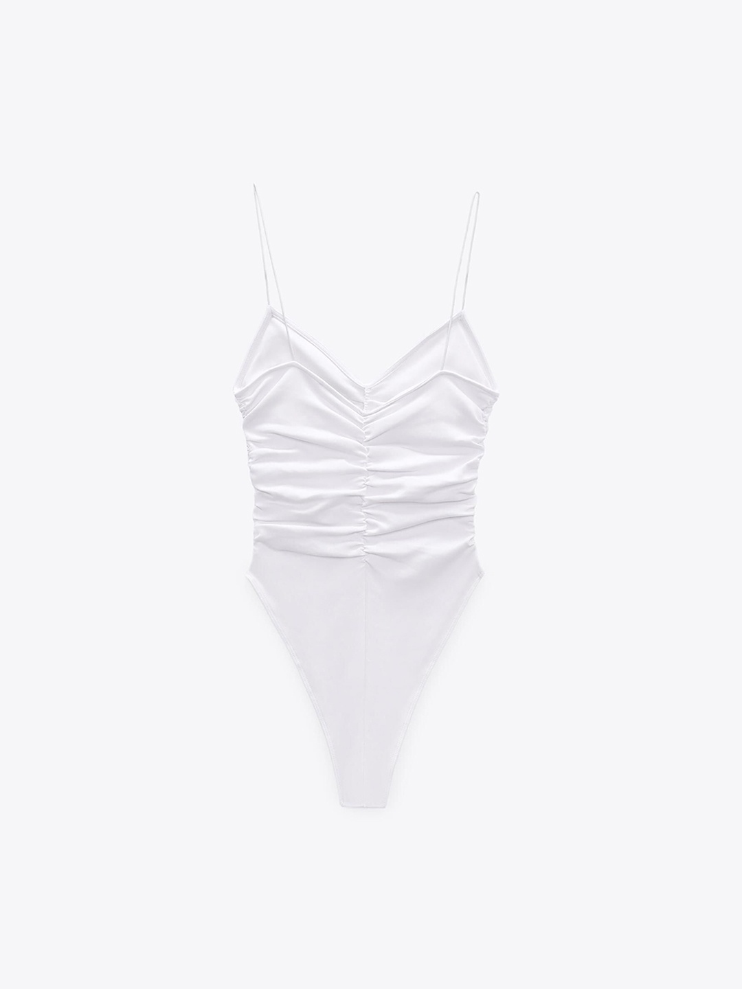 

ZARA Women White Bodysuit