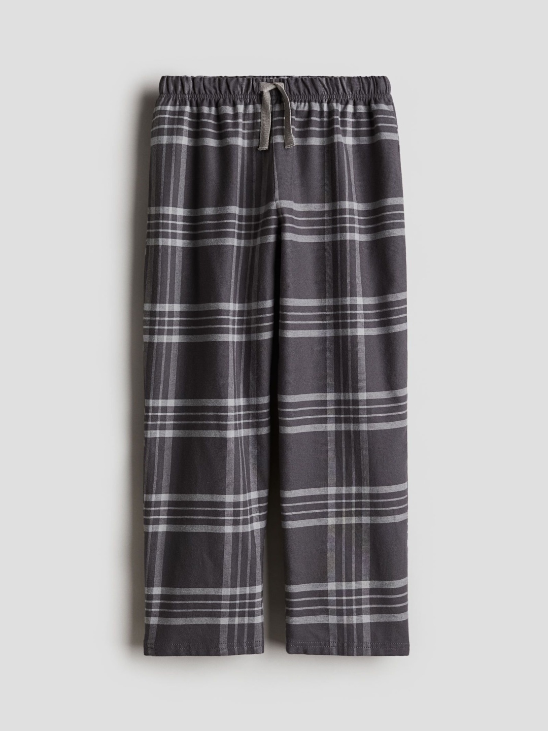 

H&M Cotton Twill Pyjama Bottoms, Grey