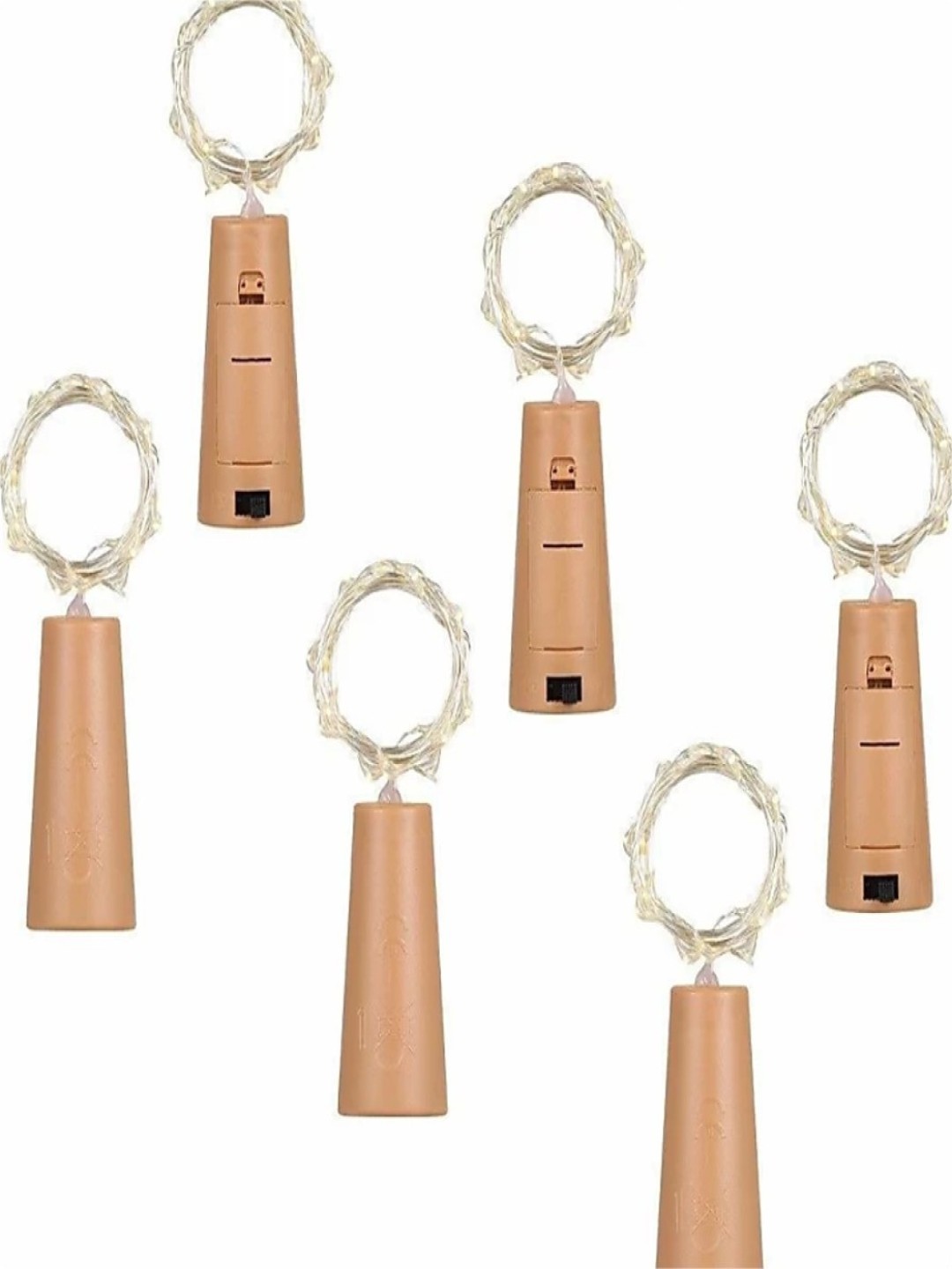 

ENORMITY Yellow & White 6 Pieces Rice Shape String Lights