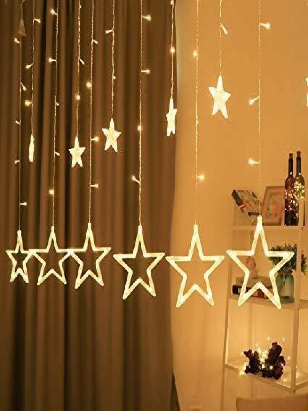 

ENORMITY Yellow Star Shape String Lights