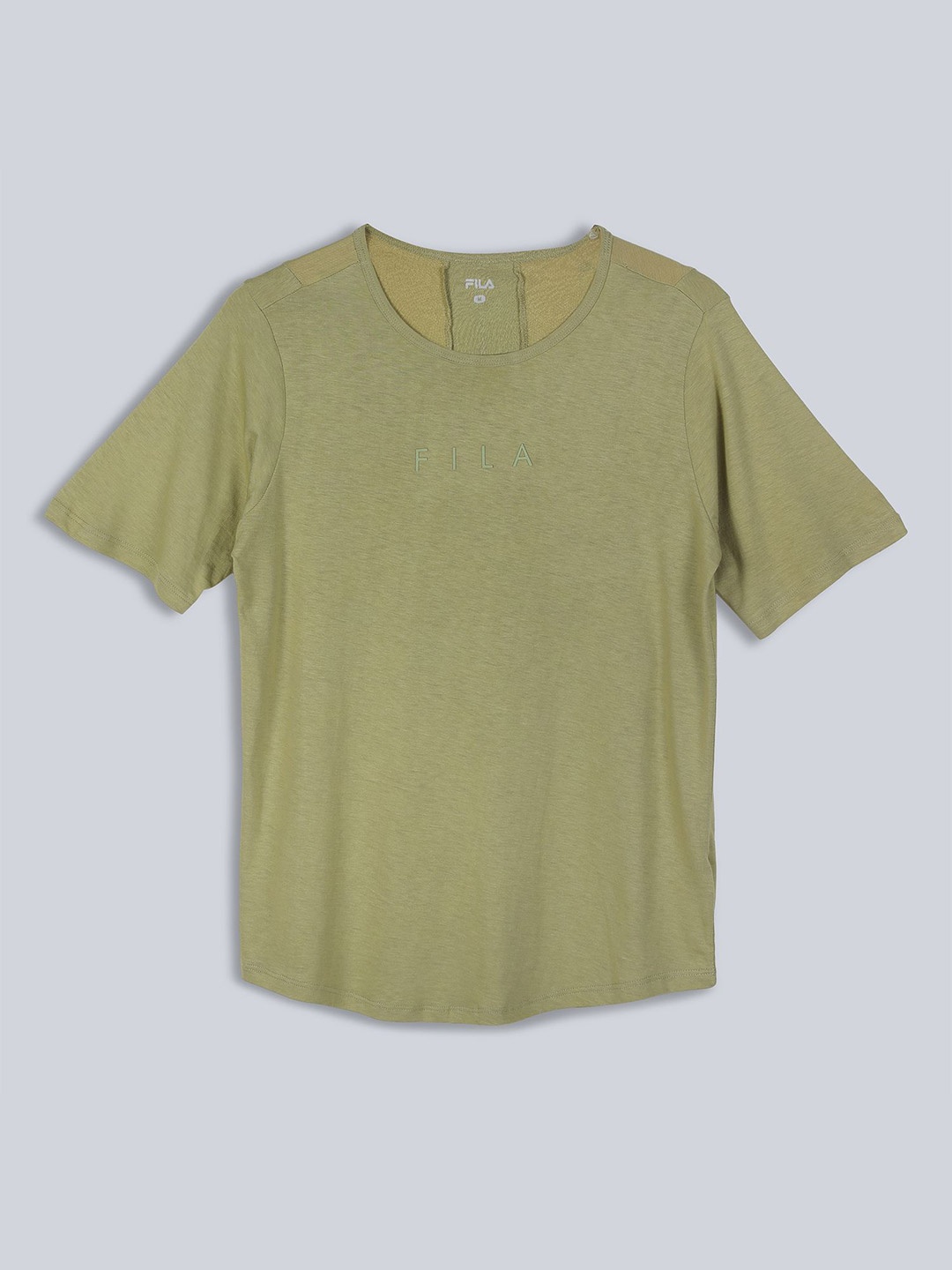 

FILA Brand Logo Bamboo Top, Khaki
