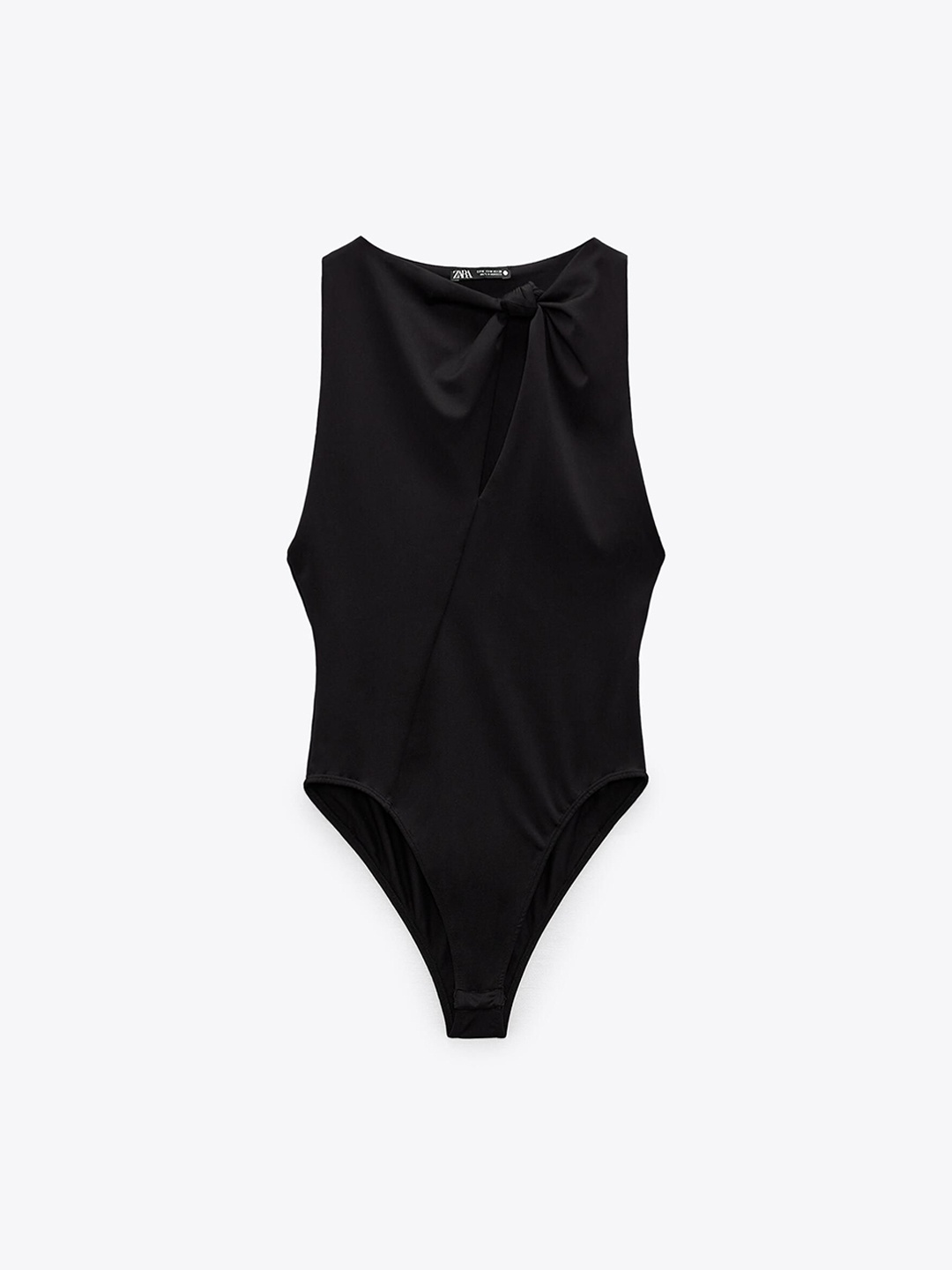 

ZARA Women Black Bodysuit