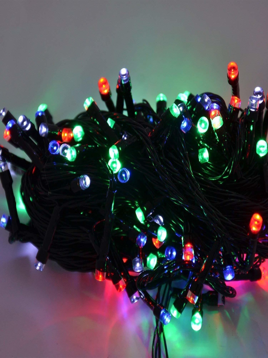 

SPARK WORLD Green & Red Rice Shape LED Fairy String Lights