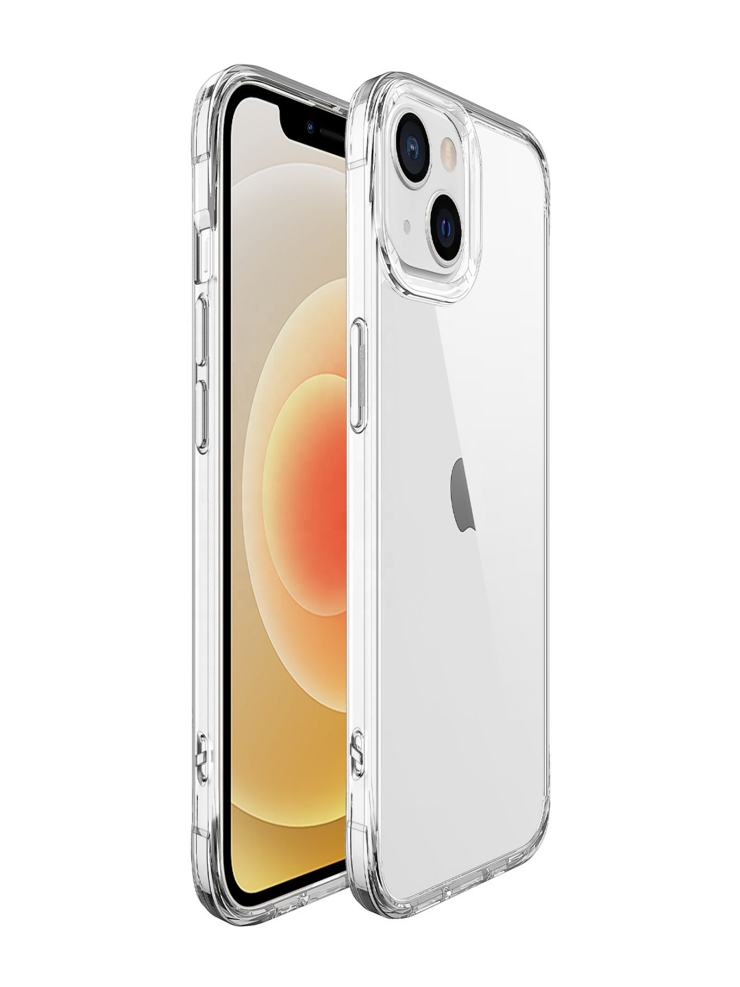 

Luxury Kase Solid Printed iPhone 14 Plus Back Case Mobile Accessories, Transparent