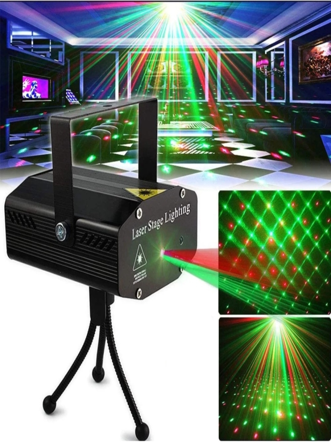 

SPARK WORLD Black Projector Lazer Lights