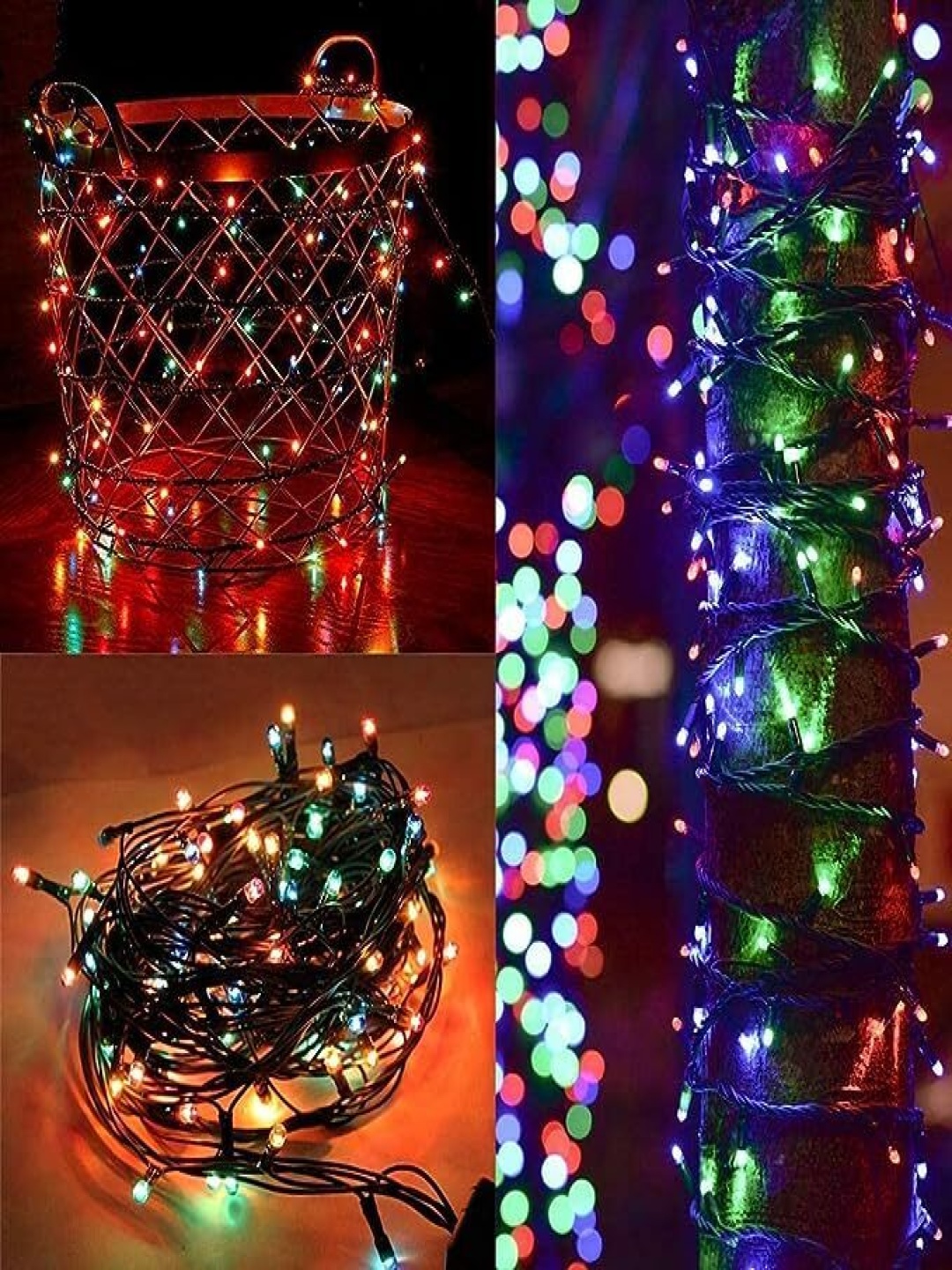 

SPARK WORLD Adults Red & Yellow Rice Shaped LED String Lights