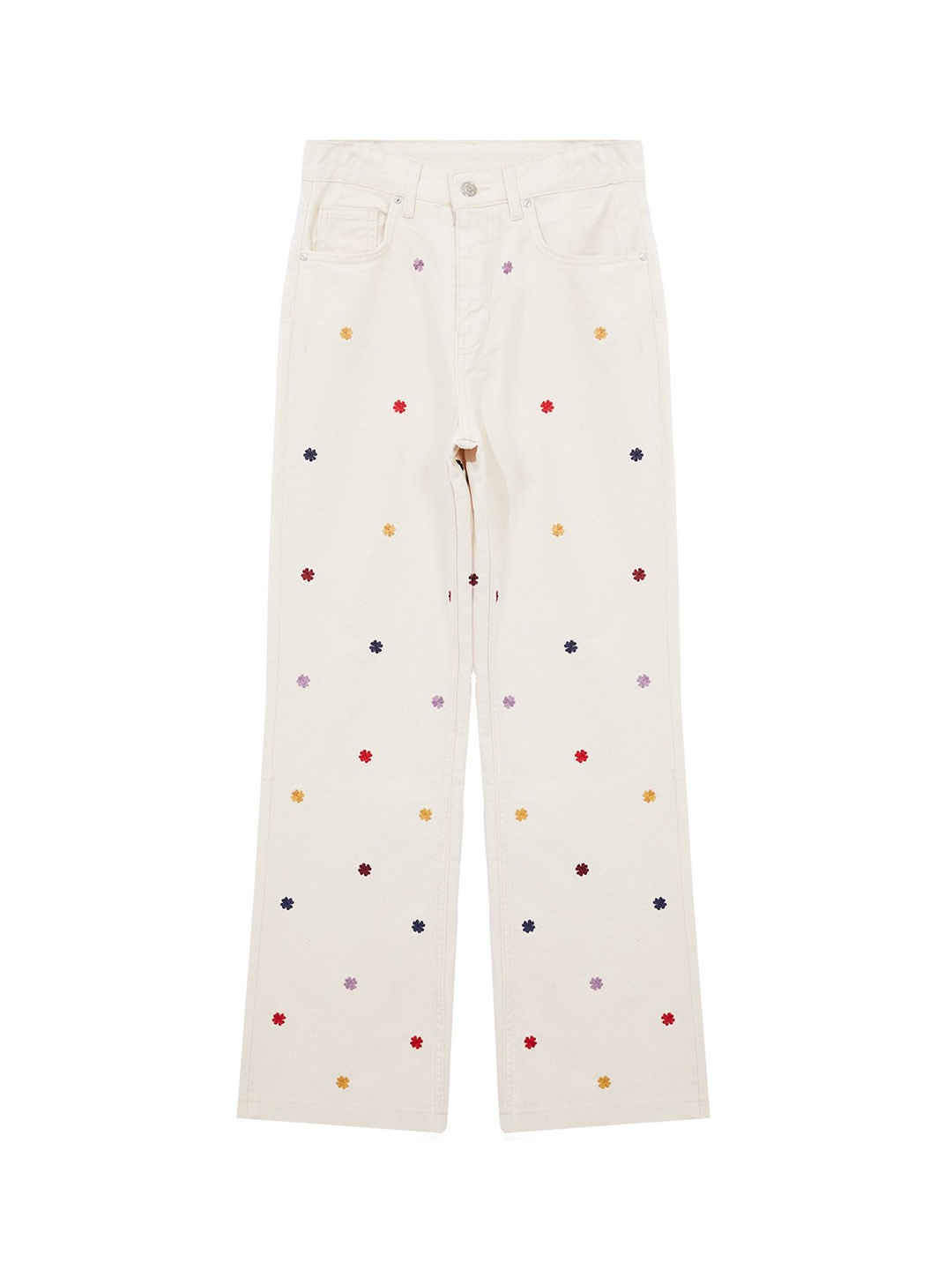 

Trendyol Women Floral Printed Trousers, Na