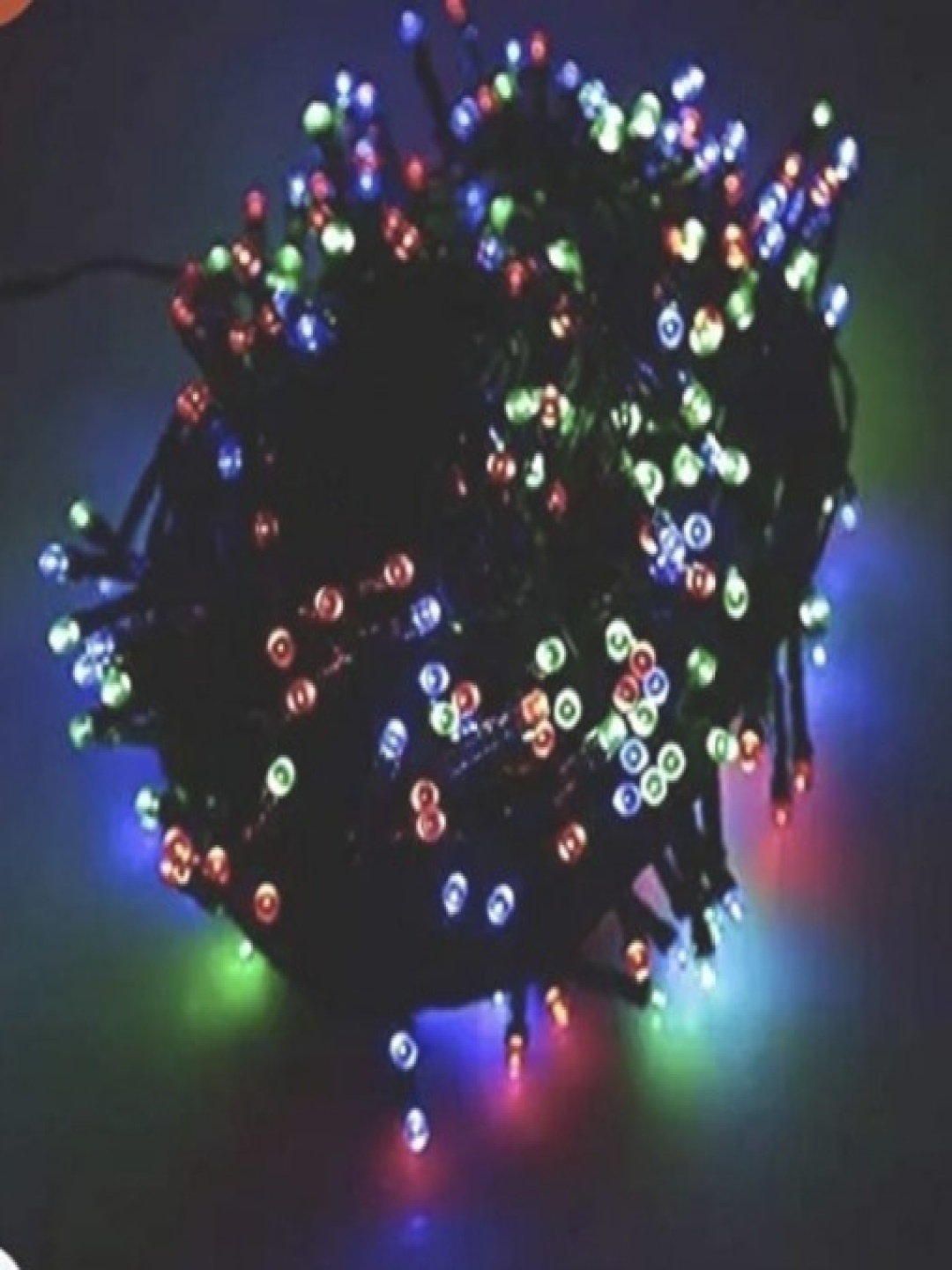 

ENORMITY Blue & Green Rice Shape String Light