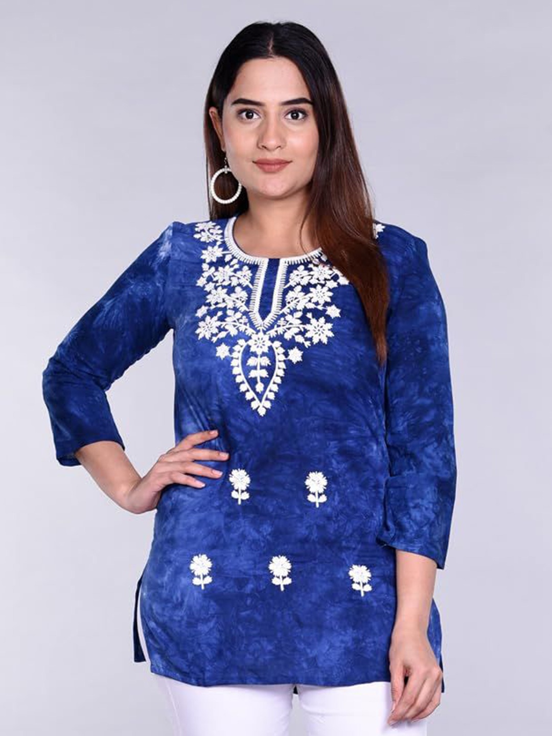 

13-Star Print Sheath Dress, Blue
