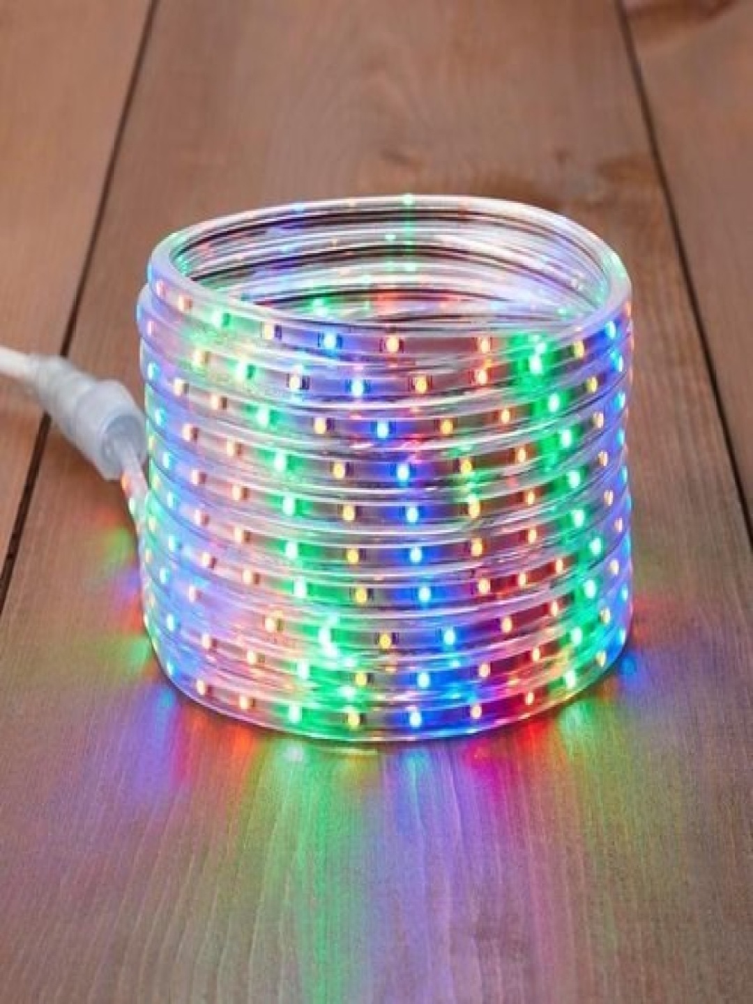 

ENORMITY White & Blue Rice Shape String Lights