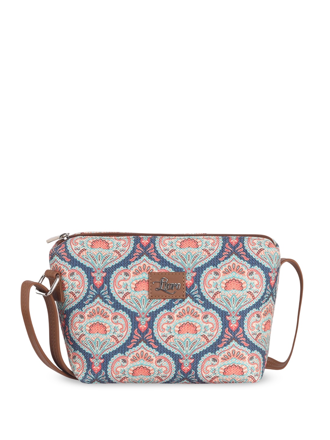 

LIVRO Floral Shopper Sling Bag, Brown