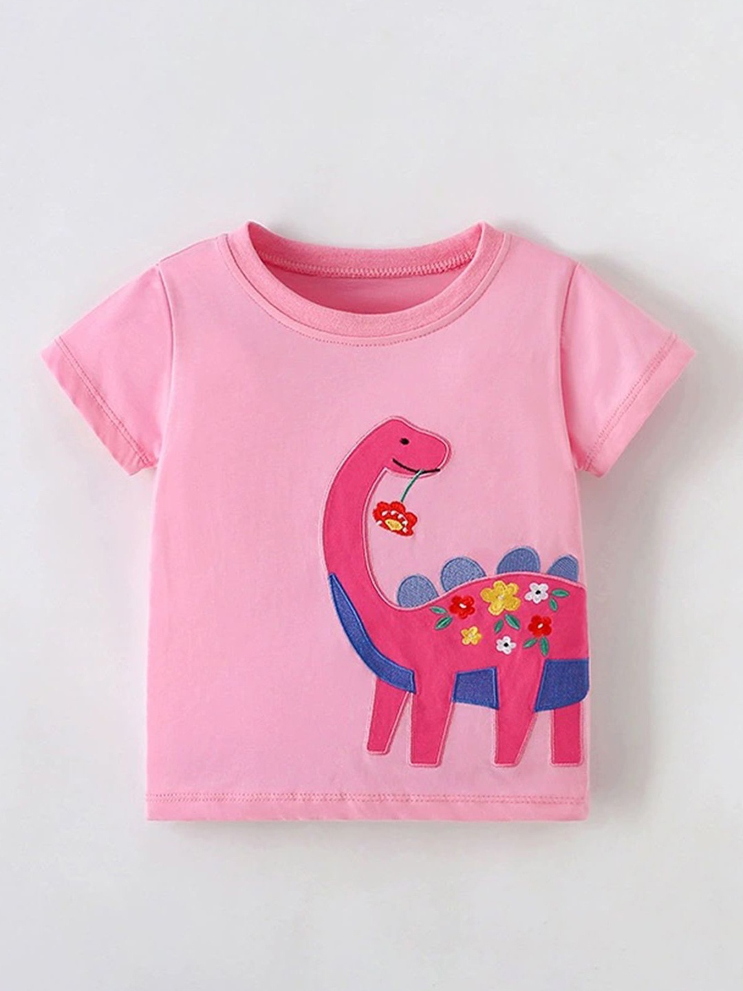 

LULU & SKY Print Cotton Top, Pink