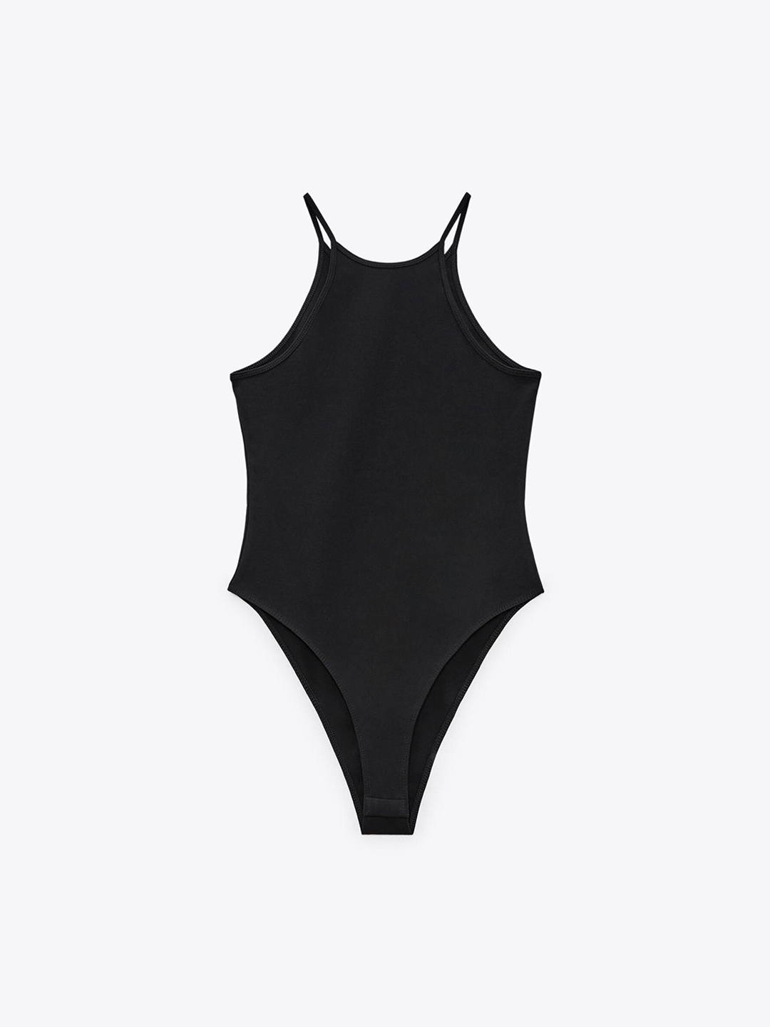 

ZARA Women Black Bodysuit