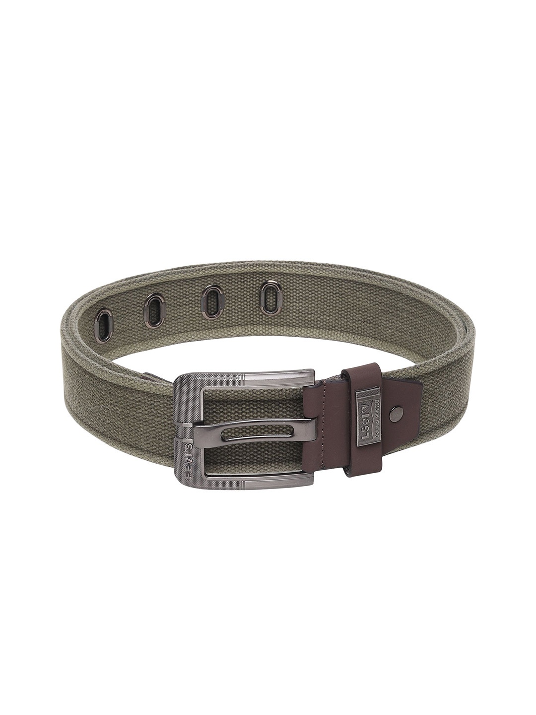 

Metronaut Men Textured Belt, Green