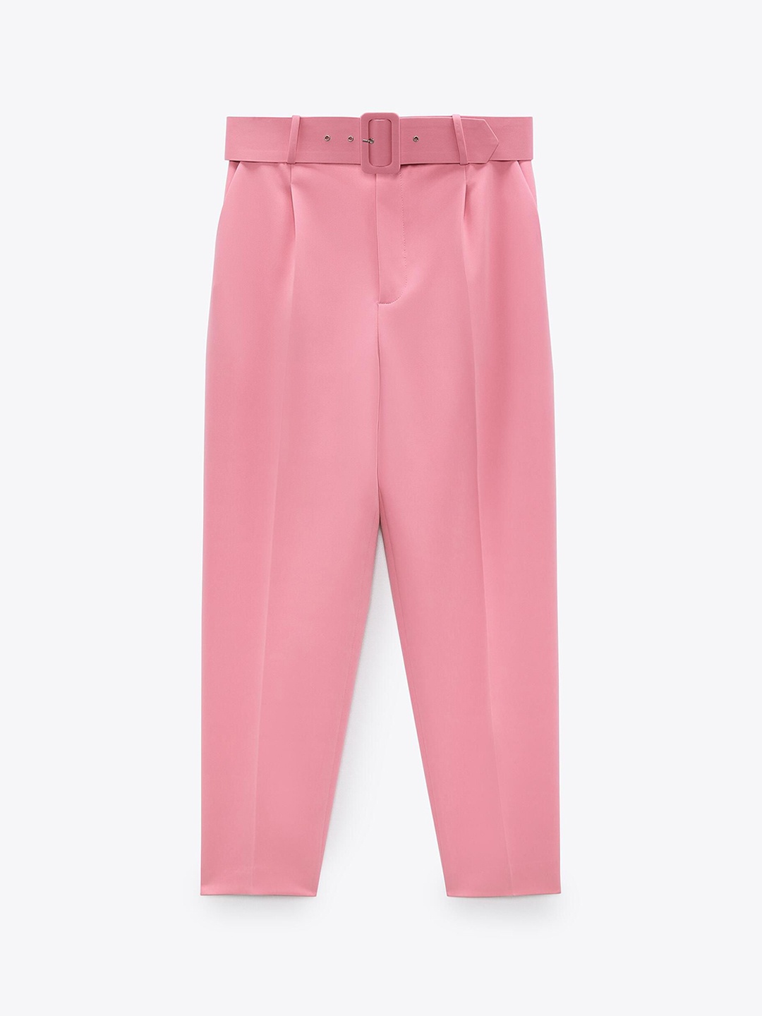 

ZARA Women Pleated Trousers, Pink