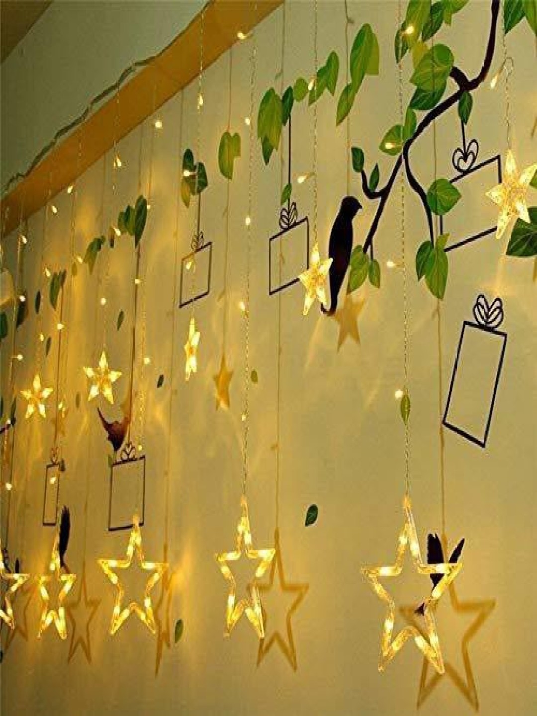 

ENORMITY Yellow Water Proof Star Shaped LED String Lights