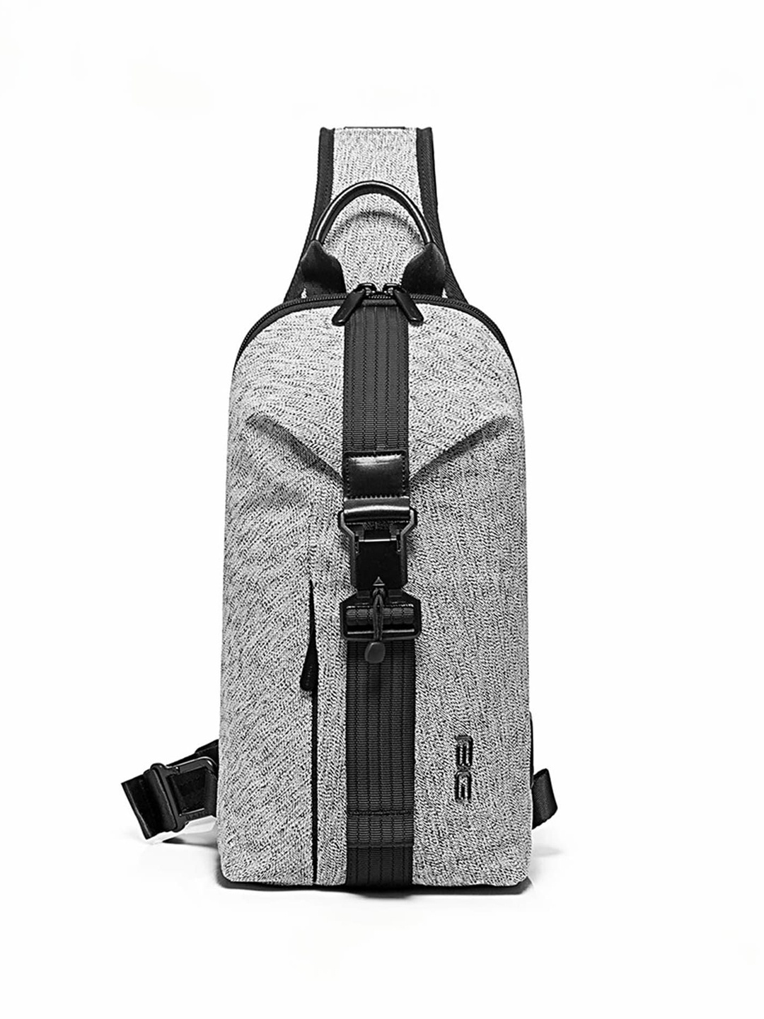 

THE CLOWNFISH Men Water Resistant Shoulder Bag with USB charging, Grey