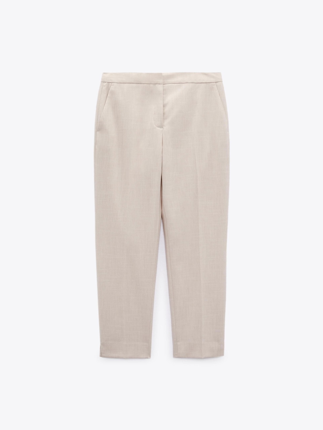 

ZARA Women Trousers, Beige