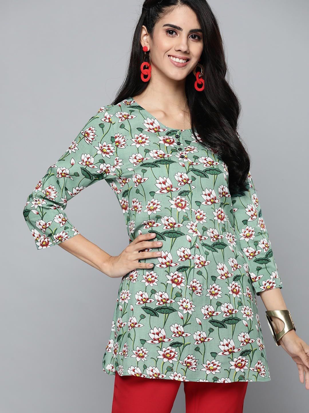 

13-Star Women A-Line Mini Dress, Green