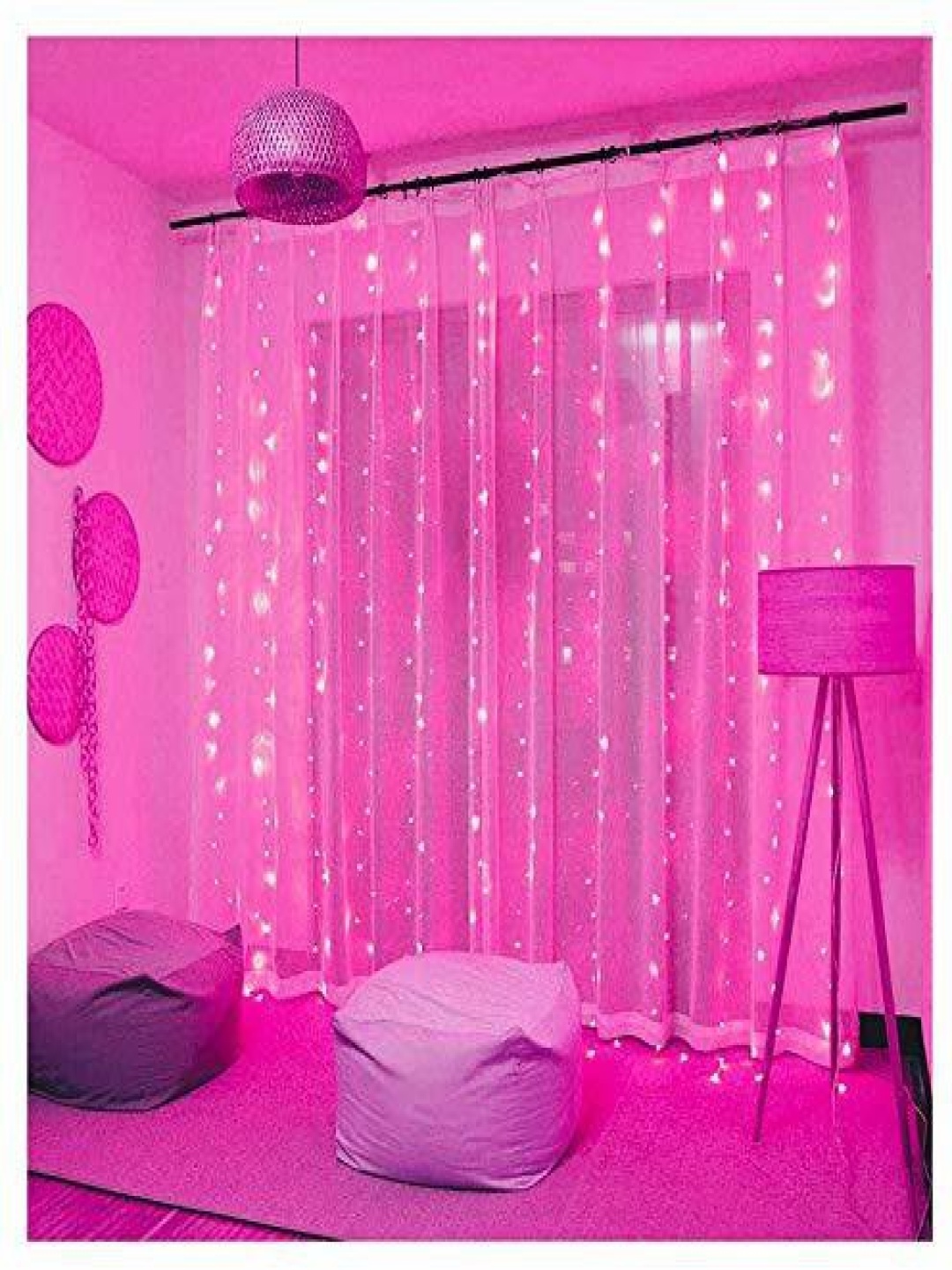 

SPARK WORLD Pink Rice Shape String Lights