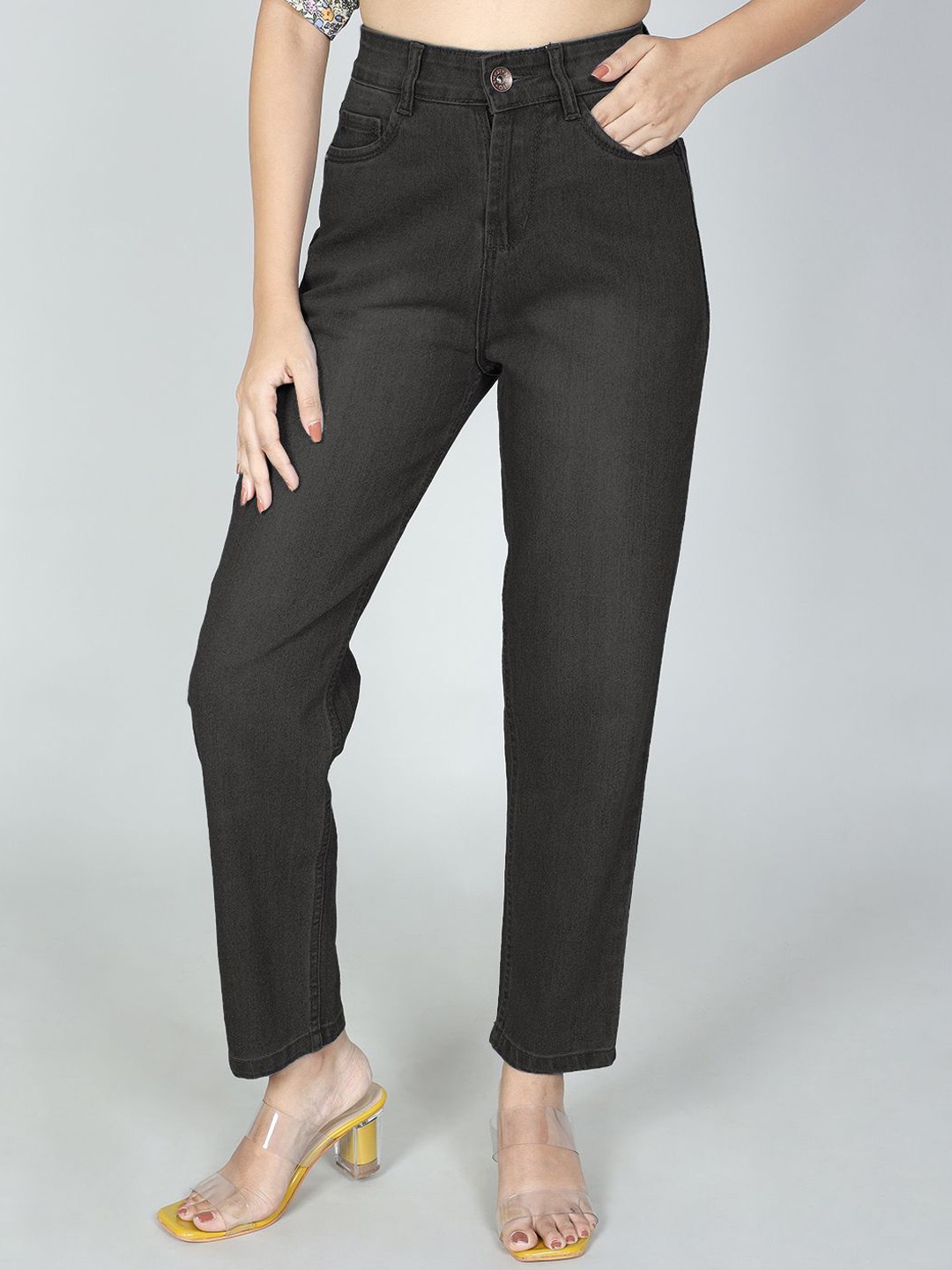 

Novio Women Comfort Stretchable Jeans, Black