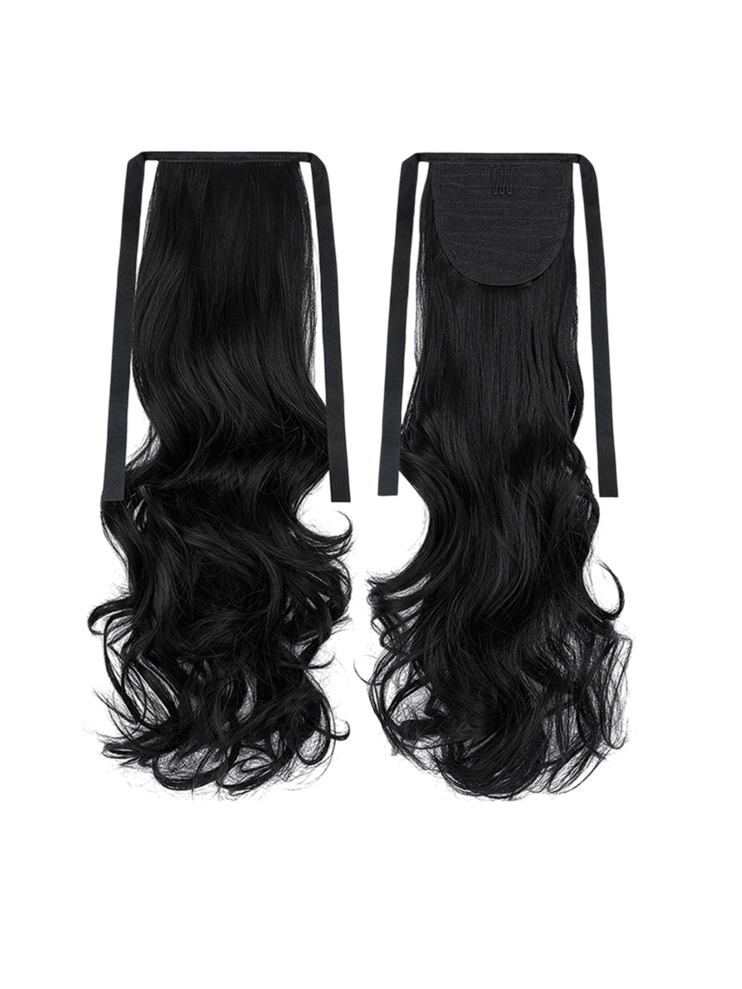 

D-Divine Clip In Wavy Ponytail Hair Extension- Black- 24 Inch
