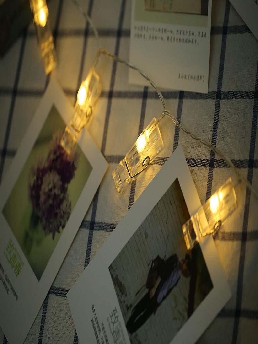 

SPARK WORLD White Photo Clip String Lights