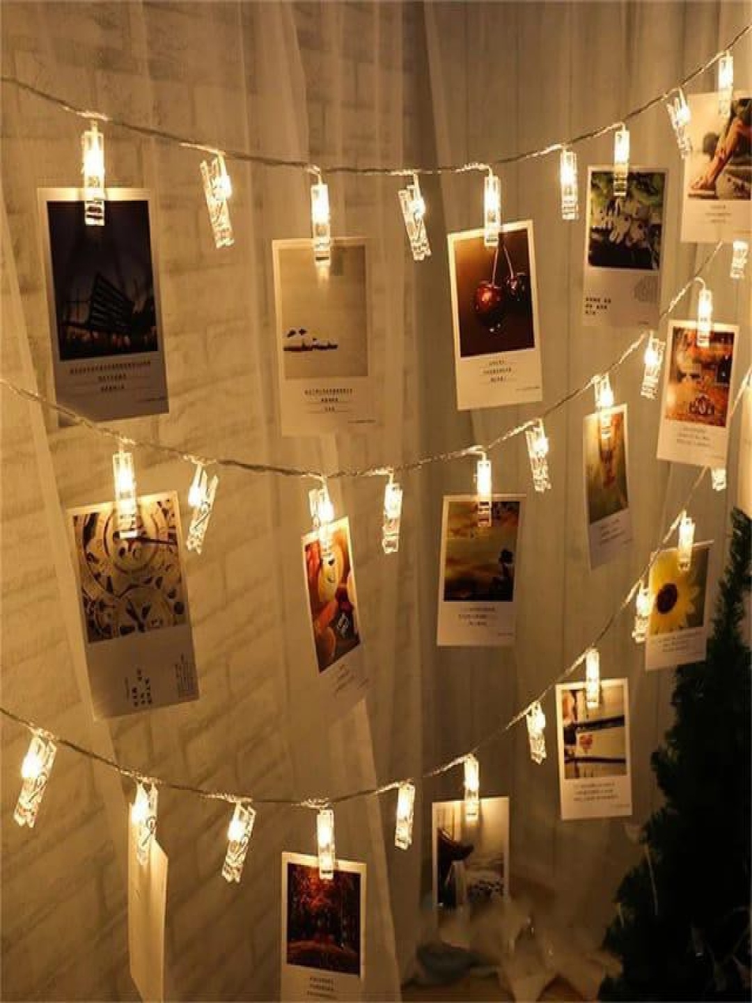 

SPARK WORLD White Photo-Clip String Lights