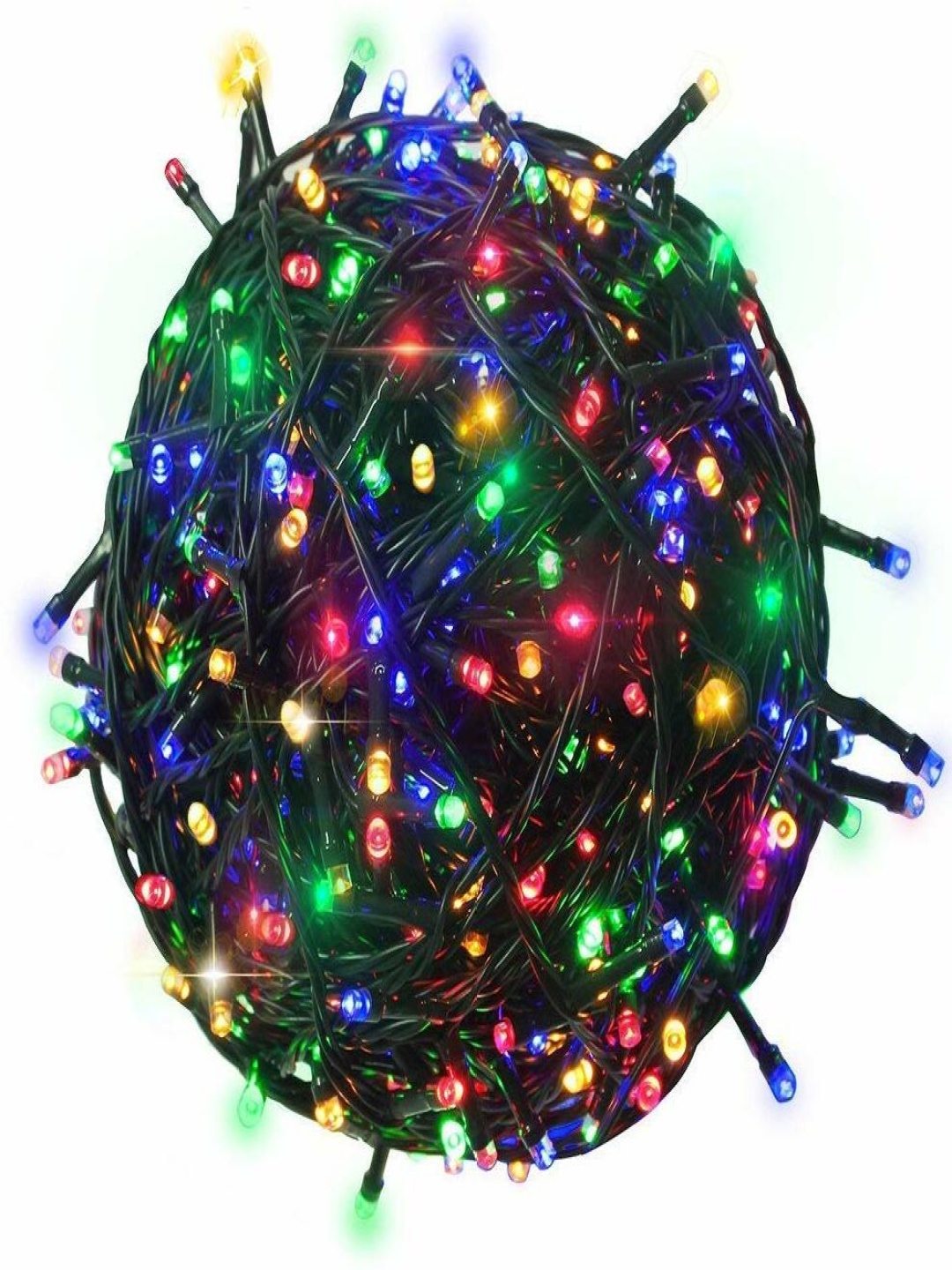 

SPARK WORLD Blue & Green Rice-Shaped String Lights